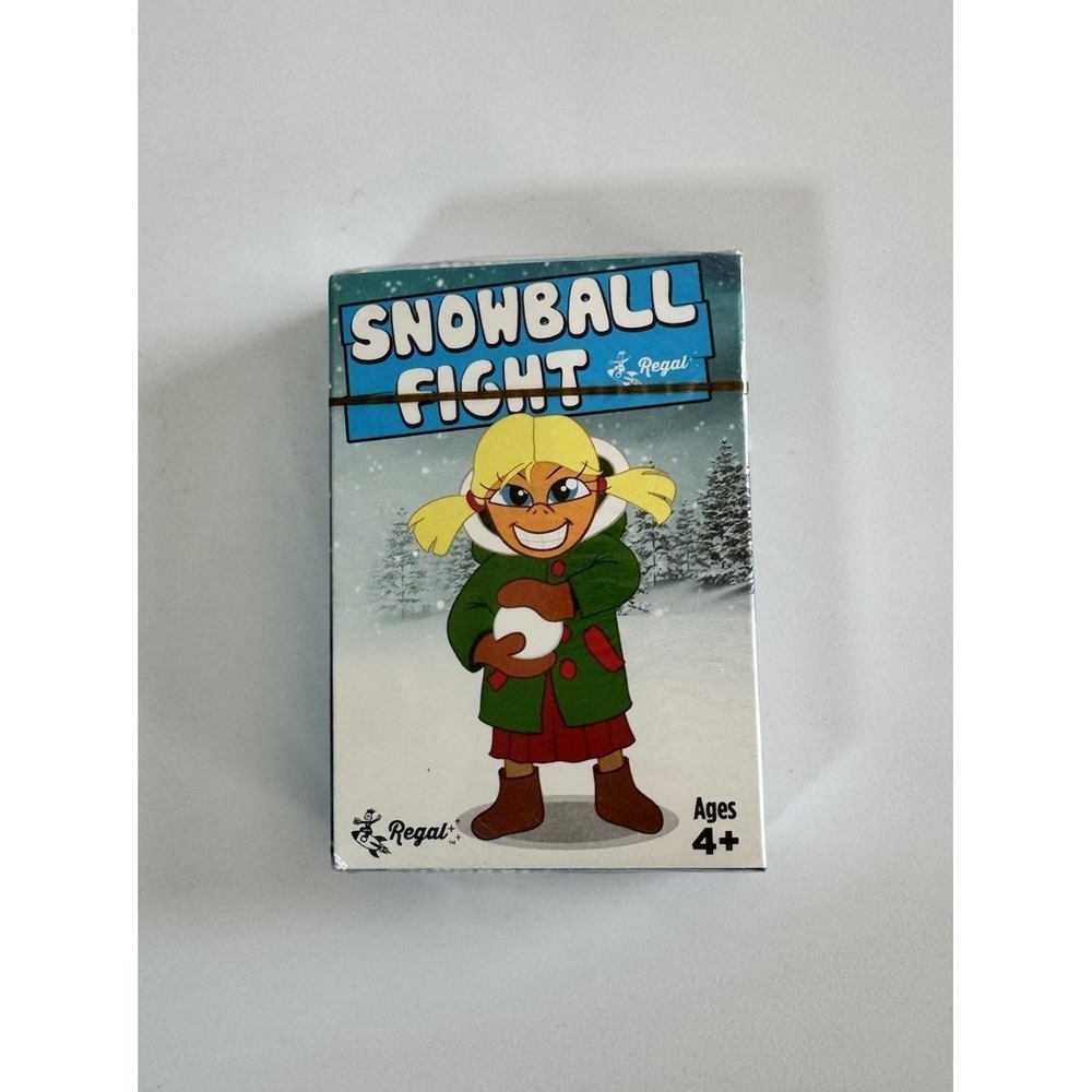 New Snowball Fight Card Game 2020 Regal Toys Games SEALED Travel Gift Fun